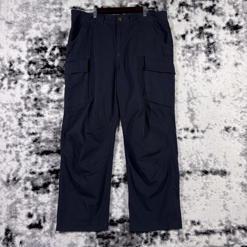 Under Armour Storm Ripstop Pants Mens Size 38x32 Black Cargo Performance Duty